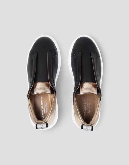 WEMBLEY SLIP-ON WOMAN BLACK COPPER