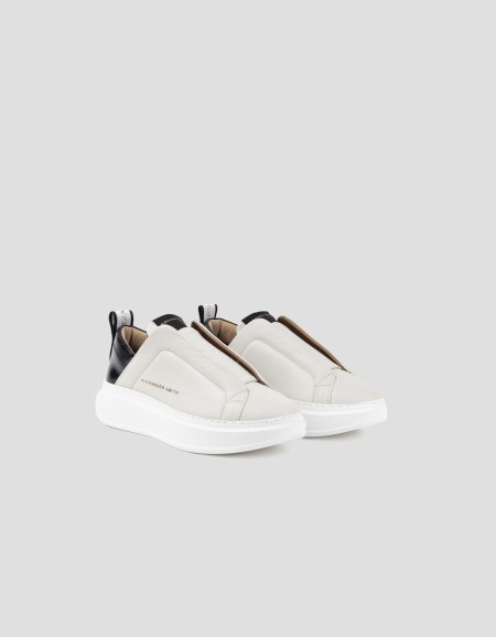 WEMBLEY SLIP-ON WOMAN WHITE BLACK