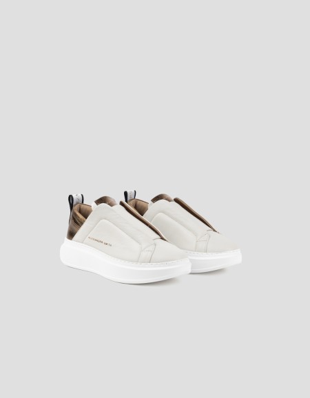 WEMBLEY SLIP-ON WOMAN WHITE BRONZE