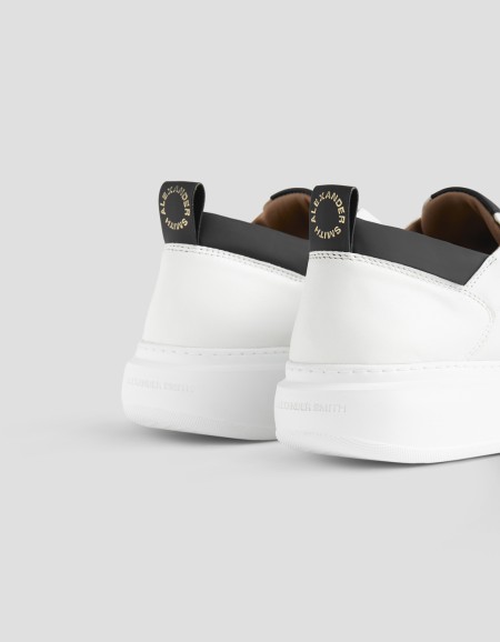 WEMBLEY SLIP-ON MAN WHITE BLACK